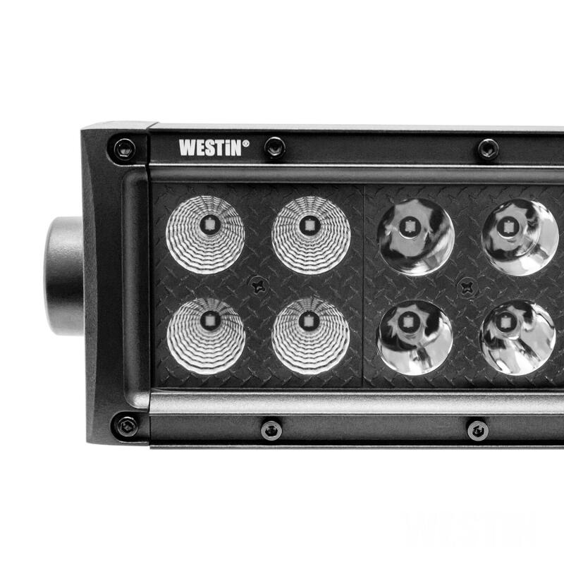 Westin B-FORCE LED Light Bar Double Row 50 inch Combo w/3W Cree - Black 09-12212-100C 09-12212-100C Photo - Unmounted