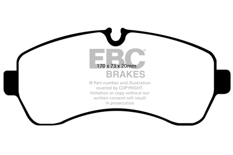 EBC Disc Brake Pad Set UD1268 Photo - Primary