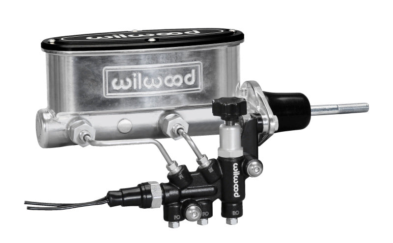 Wilwood HV Tandem M/C Kit w L/H Bracket & Prop Valve - 15/16" Bore 261-13626-P Photo - Primary