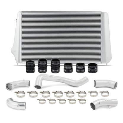 Mishimoto 17-19 GM L5P Duramax Intercooler Kit - Silver w/ Polished Pipes MMINT-DMAX-17KSLP MMINT-DMAX-17KSLP Photo - Primary
