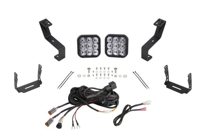 Diode Dynamics SS5 Bumper LED Pod Light Kit for 2019-Present Ram Sport - White Driving DD7617 DD7617 Photo - Primary
