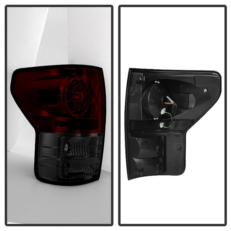 Spyder Toyota Tundra 07-13 LED Tail lights Red Smoke ALT-YD-TTU07-LED-RS 5029614 5029614 Photo - Unmounted