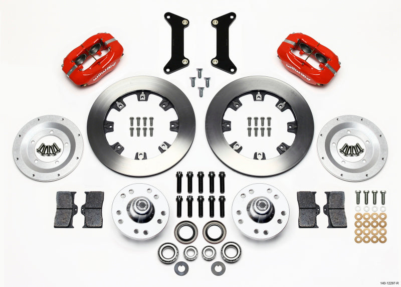 Wilwood Forged Dynalite Front Kit 12.19in Red 79-87 GM G Body 140-12297-R 140-12297-R Photo - Primary