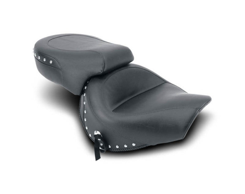 Mustang Motorcycle Mustang 98-03 Honda VT750 Ace Wide Touring 2PC Seat w/Studs- Black 75000 75000 Photo - Primary