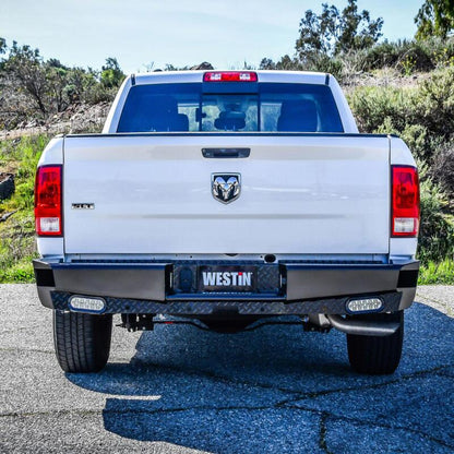 Westin 09-18 Ram 1500 HDX Bandit Rear Bumper - Black 58-341175 58-341175 Photo - Mounted