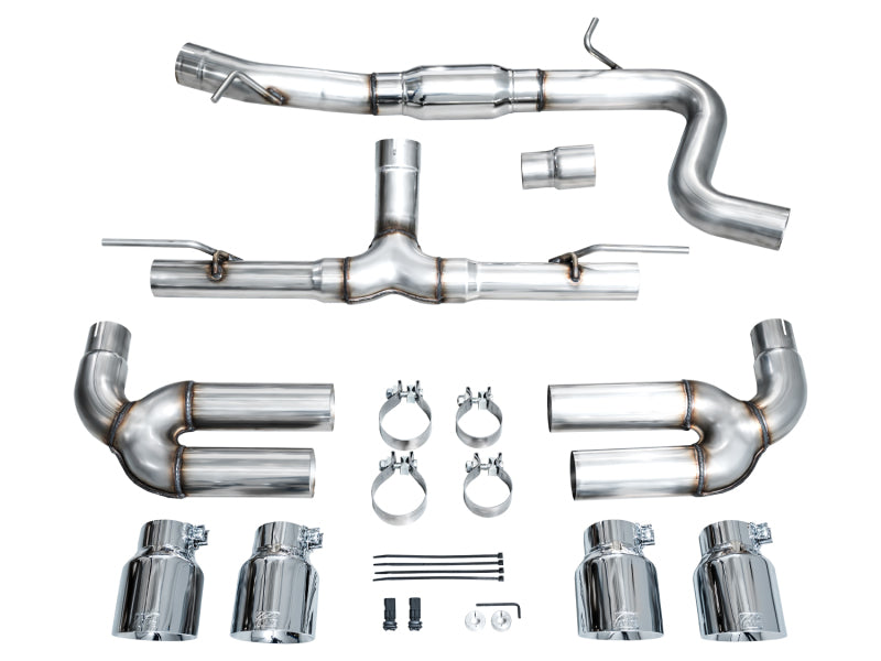 AWE Tuning AWE 22-24 Audi 8Y S3 Track Edition Exhaust  - Chrome Silver Tips 3020-42897 3020-42897 Photo - out of package