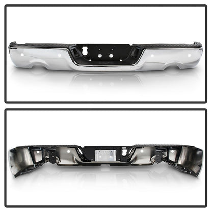 SPYDER xTune 09-18 Dodge Ram 1500 OEM Style Steel Rear Bumper - Chrome (RB-DR09-SET-DEWS-C) 9047008 9047008 Photo - Unmounted