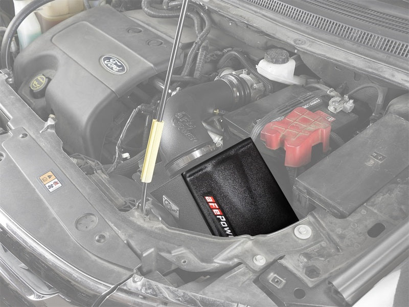 aFe Magnum FORCE Cold Air Intake Cover Ford Edge 54-12848-B Photo - Mounted