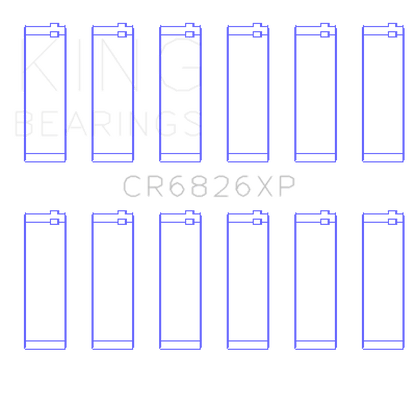 King Engine Bearings King For GM / Holden 3.6L LF4 / LFX / LGX (Size STD) Performance Rod Bearing Set CR6826XP CR6826XP Photo - Primary