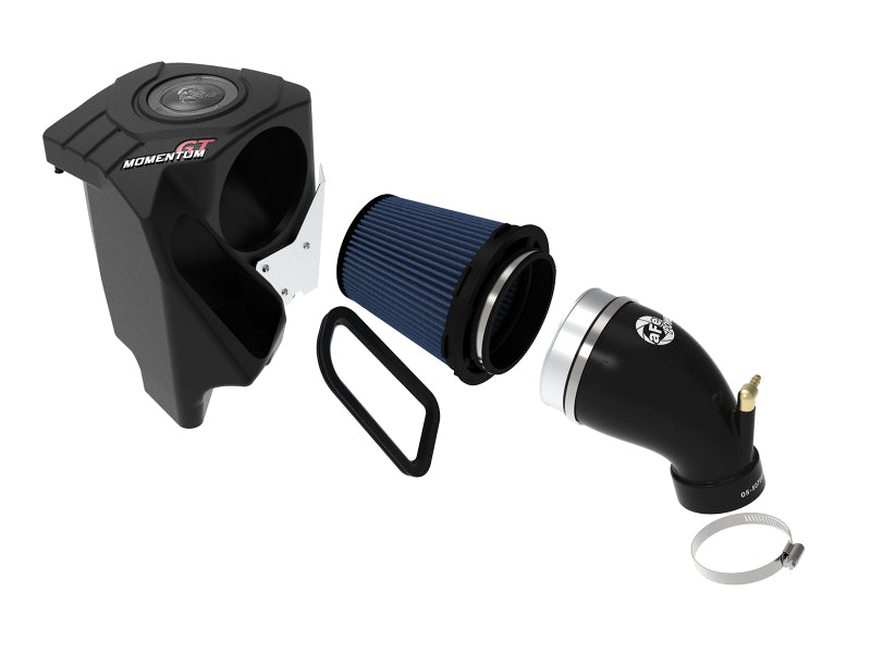 aFe Momentum GT Cold Air Intake System w/ Pro 5R Media Audi A4/Quattro (B9) 16-19 I4-2.0L (t) 50-70032R 50-70032R Photo - Unmounted