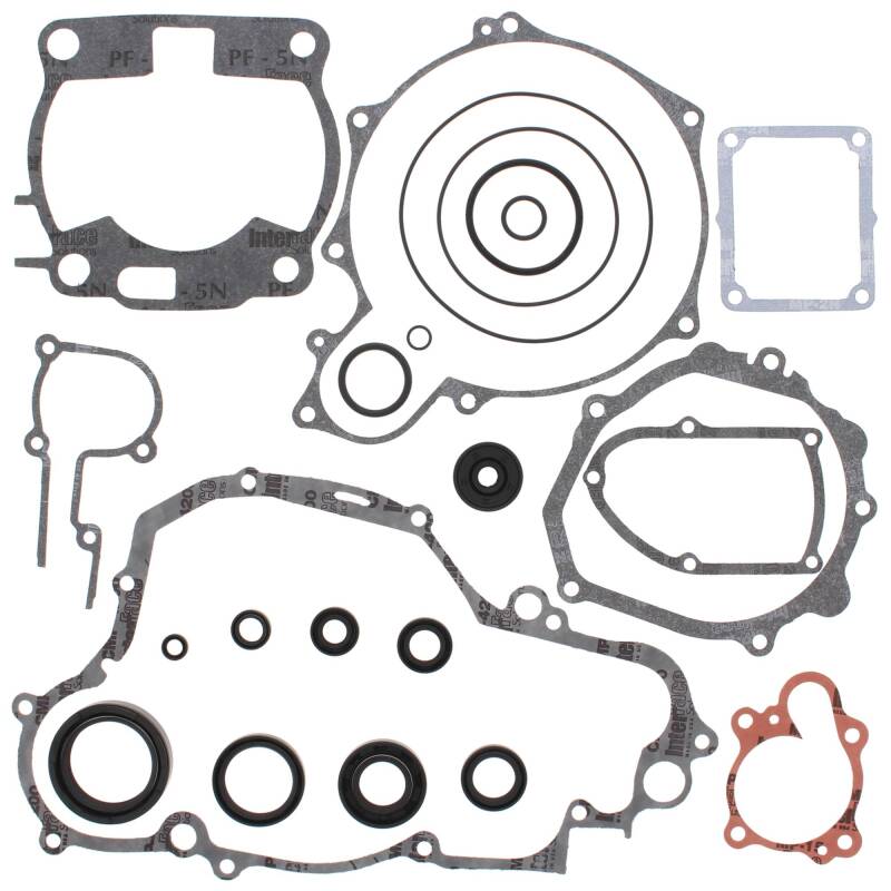 Vertex Pistons Vertex Gaskets 95-96 Yamaha YZ250 Complete Gasket Kit w/ Oil Seals 811665 811665 Photo - Primary