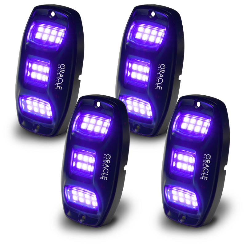 ORACLE Lighting Oracle Underbody  RGB+W Wheel Well Rock Light Kit - 4 PCS - ColorSHIFT 5895-339 5895-339 Photo - out of package