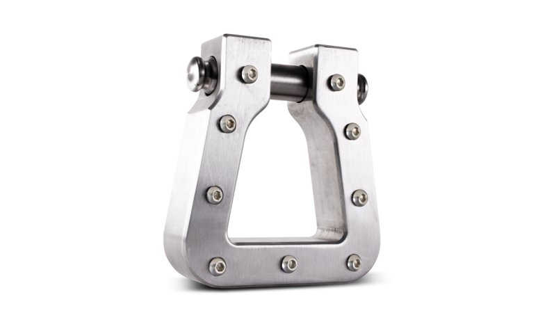 Body Armor 4x4 Mega D-Ring Machined Silver Single 5141-M 5141-M Photo - Primary