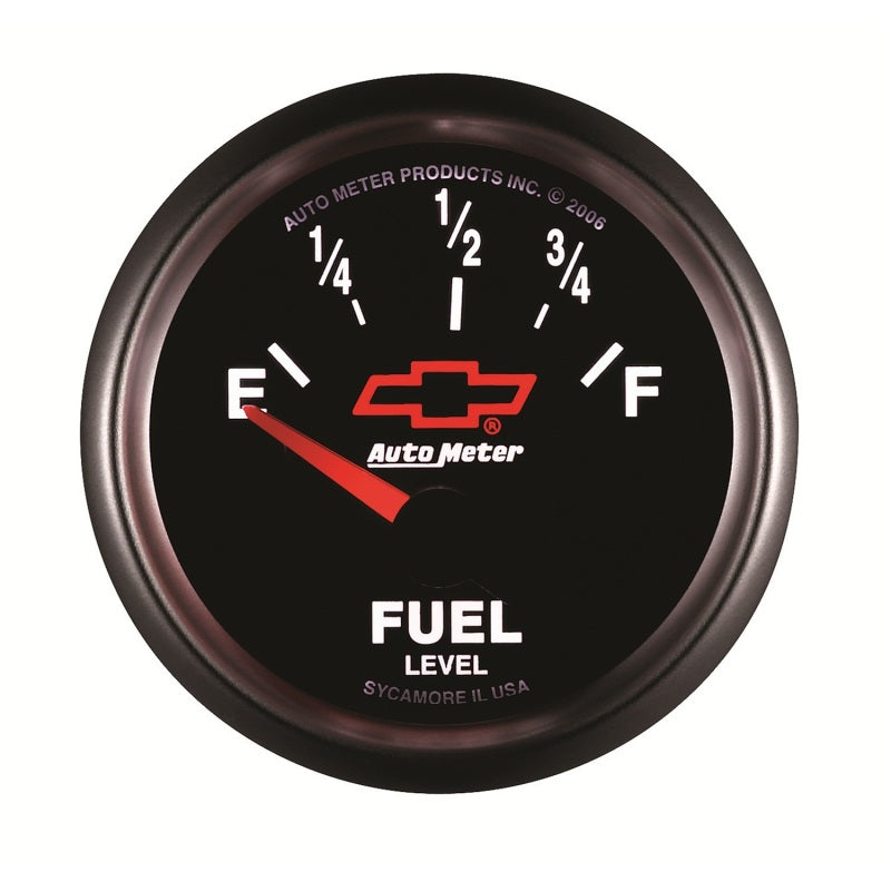 Autometer Gauge, Fuel Level, 2 1/16", 0E to 90F, Elec, Gm Bowtie Black 3613-00406 User 4
