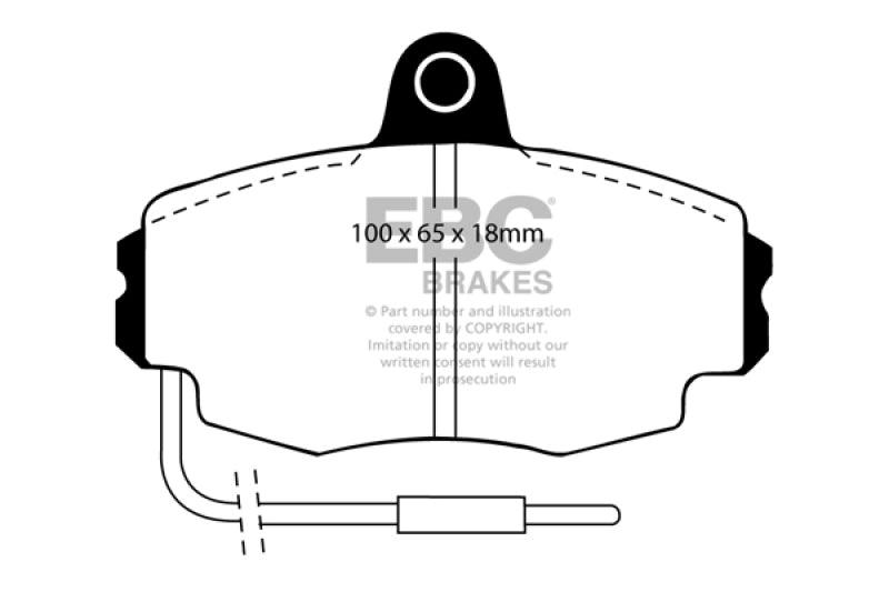 EBC Disc Brake Pad Set DP2426 Photo - Primary