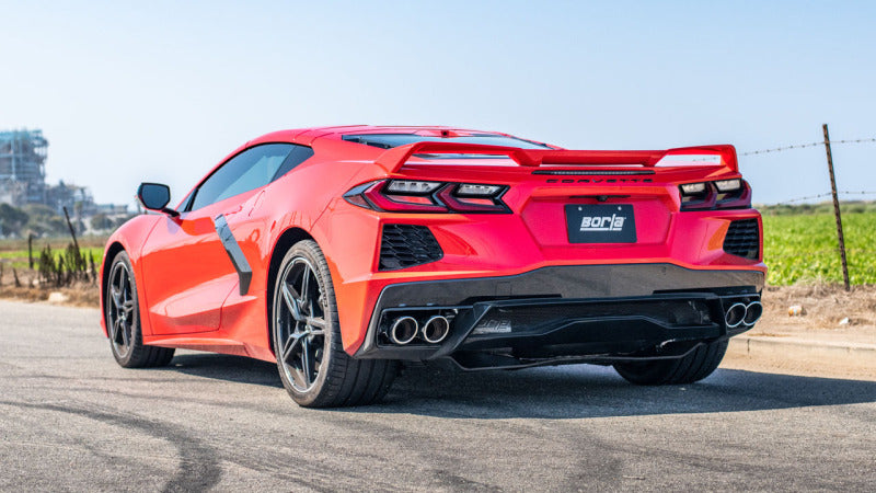 Borla 20-23 Chevrolet Corvette Stingray ATAK Cat-Back Exhaust System (Euro Spec) 140908 140908 Photo - Mounted