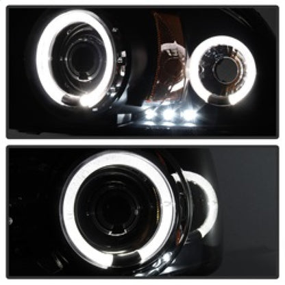 Spyder Dodge Dakota 97-04/Durango 98-03 1PC Projector Headlights LED Halo LED Blk PRO-YD-DDAK97-BK 5009784 5009784 Photo - Unmounted