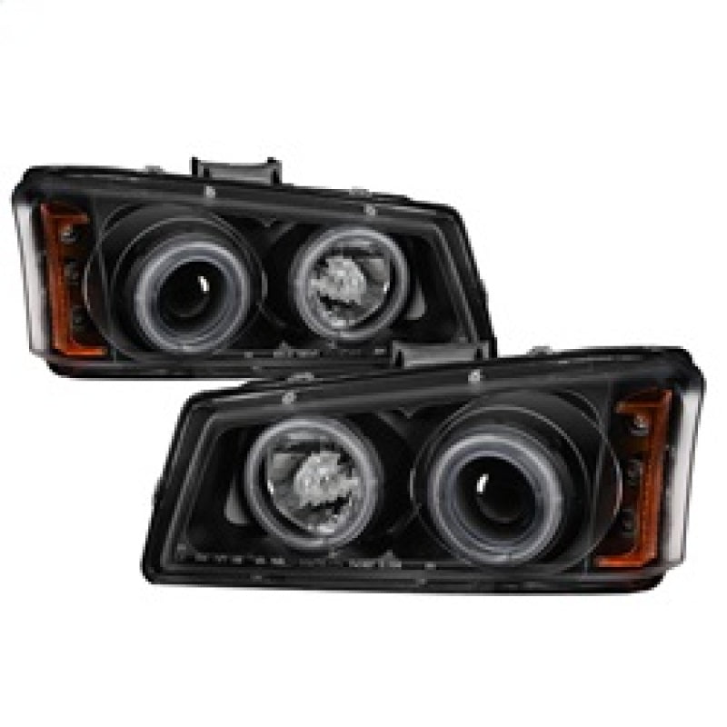 Spyder Chevy Silverado 1500 03-06 Projector HeadlightsCCFLHalo LED Blk High H1 PRO-YD-CS03-CCFL-BK 5030023 5030023 Photo - Primary