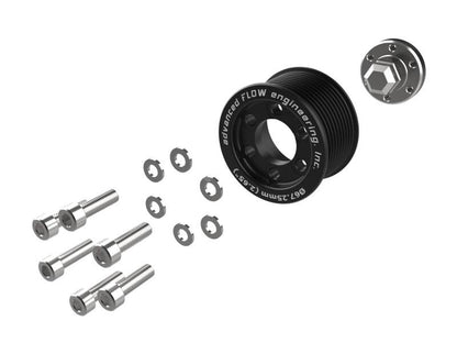 aFe 15-23 Dodge Challenger / 15-23 Dodge Charger SRT Hellcat 2.65in Supercharger Power Pulley Kit 79-10008 79-10008 Photo - Unmounted