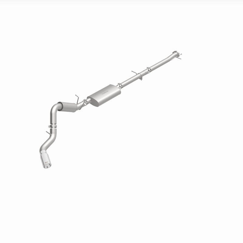 Magnaflow 2022+ GM 2500/3500HD 6.6L Gas Single Passenger Side Rear Exit Cat-Back Exhaust 19524 19524 360 Degree Image Set