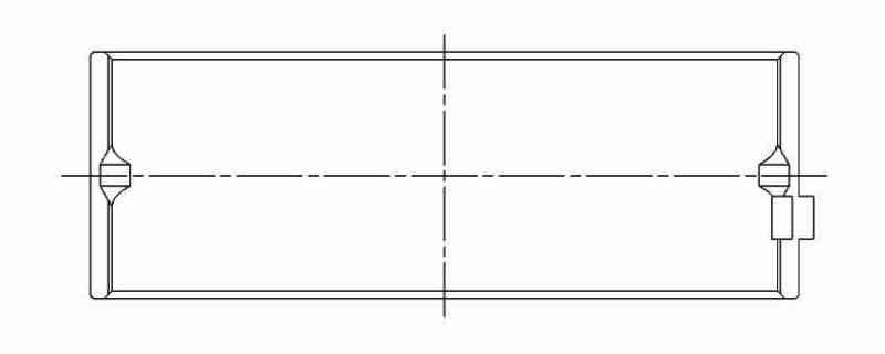ACL Toyota/Lexus 2JZGE/2JZGTE 3.0L Standard Size High Performance Main Bearing Set - CT-1 Coated 7M8103HC-STD 7M8103HC-STD Technical Drawing