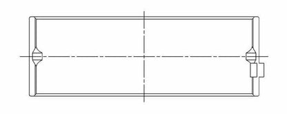ACL Toyota/Lexus 2JZGE/2JZGTE 3.0L Standard Size High Performance Main Bearing Set - CT-1 Coated 7M8103HC-STD 7M8103HC-STD Technical Drawing