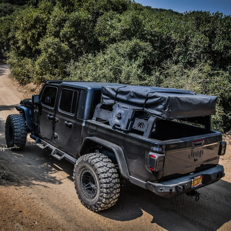 Westin 2021 Jeep Gladiator Overland Cargo Rack - Textured Black 51-10005 51-10005 Photo - Mounted