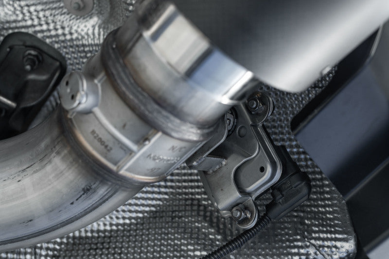 MBRP 2020+ Toyota Supra 3.0L 3in Catback Dual Rear Carbon Fiber Tips - T304 S43003CF S43003CF Photo - Mounted