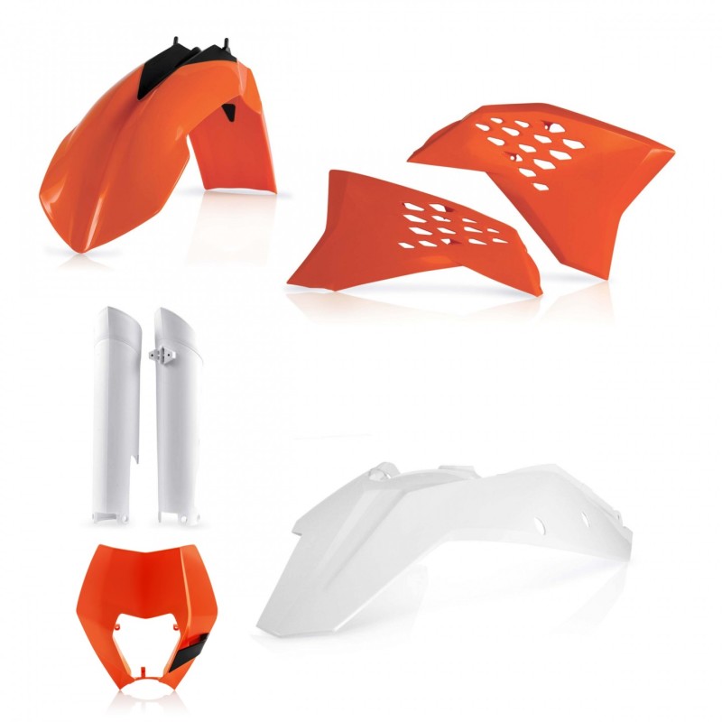 Acerbis 08-11 KTM XC-W/ EXC450/530 Full Plastic Kit - Original 2205290145 2205290145 Photo - Primary