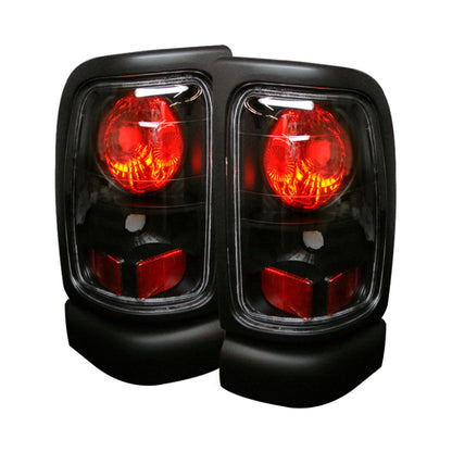 Spyder Dodge Ram 1500 94-01/Ram 2500/3500 94-02 Euro Style Tail Lights Black ALT-YD-DRAM94-BK 5002662 5002662 Photo - Primary