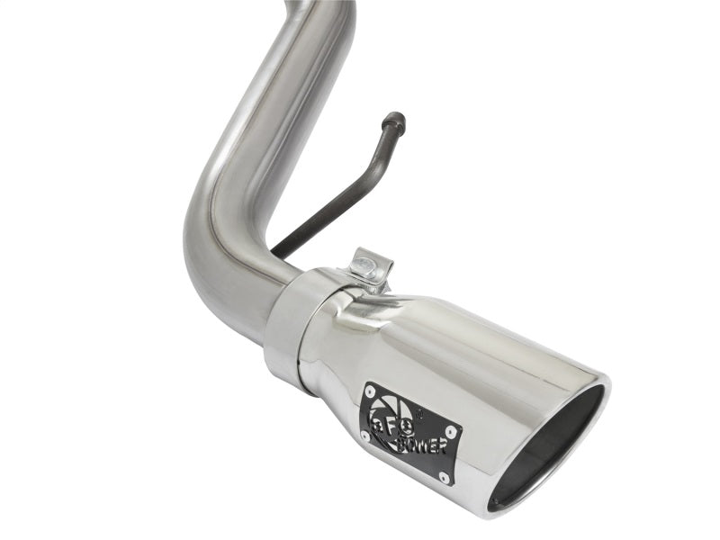 aFe Scorpion 2-1/2" Aluminized Steel CatBack Exhaust System w/Polished Tip 49-06039-P Photo - Unmounted
