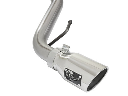 aFe Scorpion 2-1/2" Aluminized Steel CatBack Exhaust System w/Polished Tip 49-06039-P Photo - Unmounted