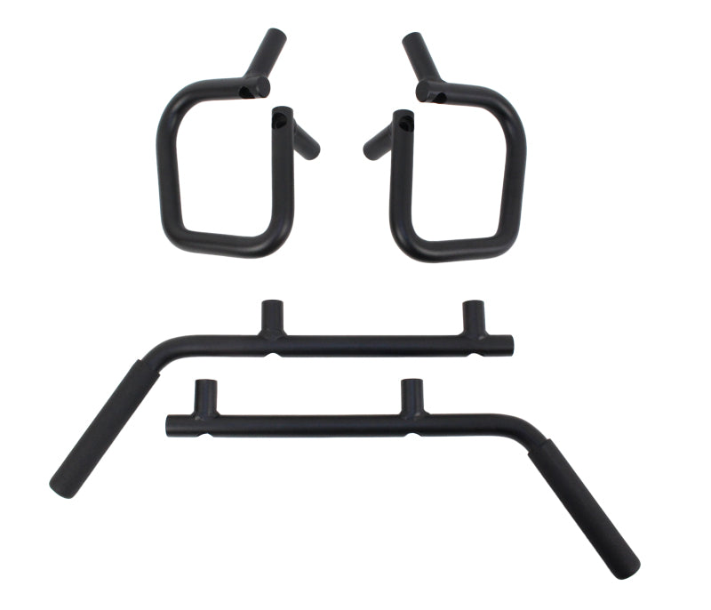 Fishbone Offroad 07-18 Jeep Wrangler JK 4 Door Grab Handles Front/Rear Steel - Blk Txtrd Powdercoat FB25034 FB25034 Photo - Primary