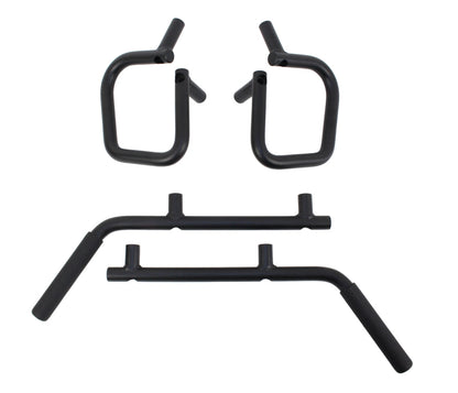 Fishbone Offroad 07-18 Jeep Wrangler JK 4 Door Grab Handles Front/Rear Steel - Blk Txtrd Powdercoat FB25034 FB25034 Photo - Primary