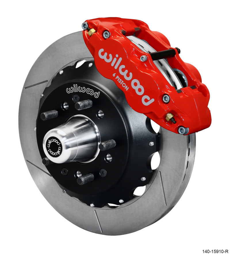 Wilwood Narrow Superlite 6R Front Big Brake Kit 12.88in GT Competition Series Rotor - Red 140-15910-R 140-15910-R User 1