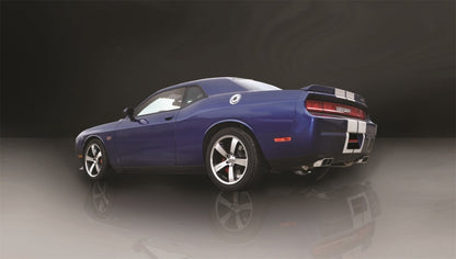 Corsa Performance 11-13 Dodge Challenger SRT-8 6.4L V8 Auto Polished Xtreme Cat-Back 14427 Photo - Mounted