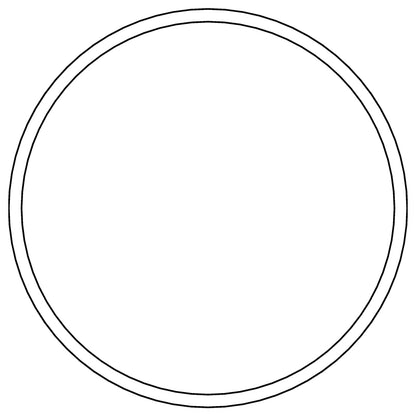 Cometic Gasket Cometic Holley 4500 Dominator .060in Fiber Air Cleaner Mounting Gasket - 7.3125in Diameter C15349 C15349 Photo - Primary
