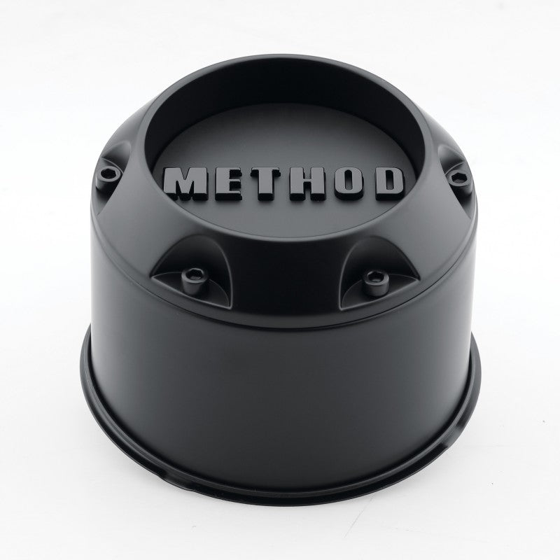 Method Wheels Method Cap 1717 - 150mm - Black - Push Thru CP-1717B150-B