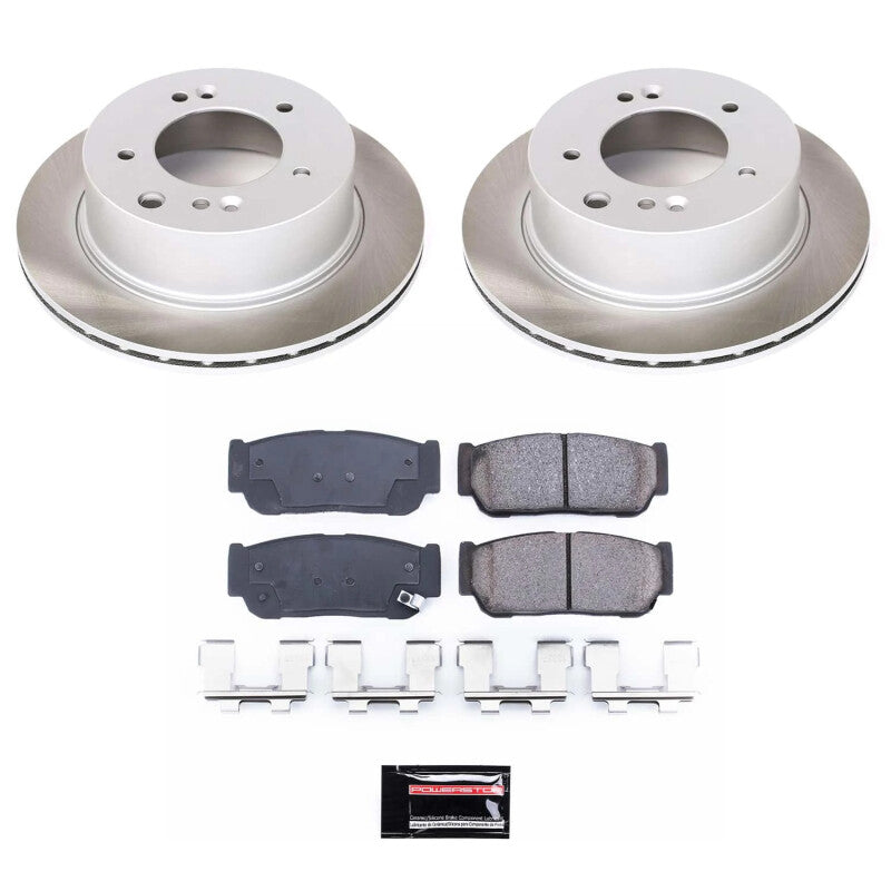 PowerStop Power Stop 03-06 Kia Sorento Rear Semi-Coated Rotor Kit SC5901 SC5901 Photo - Primary