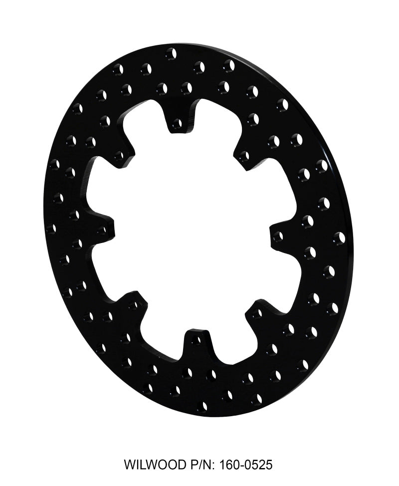 Wilwood Rotor-Steel-Sprint/Mod-Drilled, 12.00 x .350 - 8 on 7.00" 160-0525 Photo - Primary