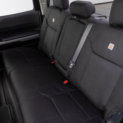 Covercraft 14-18 Chevrolet Silverado Carhartt PrecisionFit Custom Second Row Seat Covers - Blk GTC1241COBK GTC1241COBK User 1