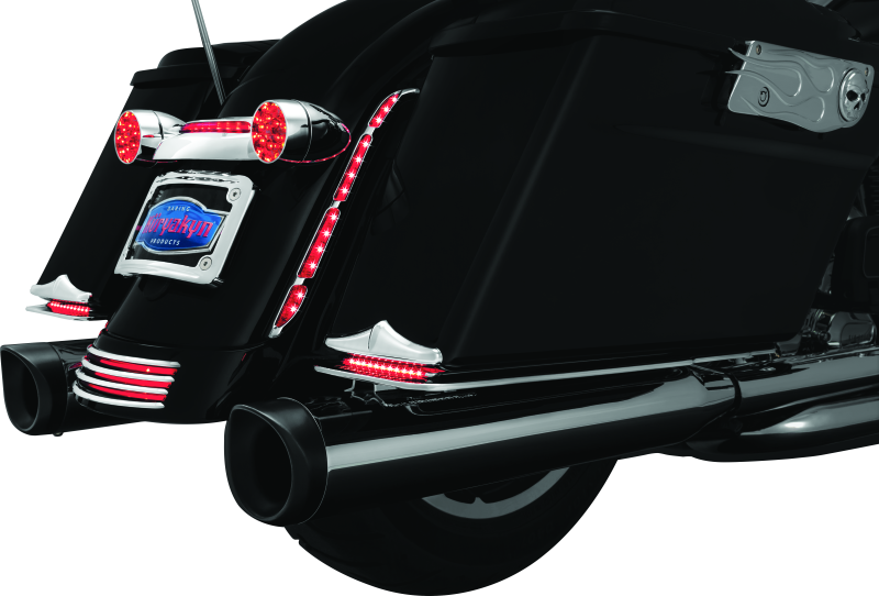 Kuryakyn Rear Fender Accents FLHX & FLTR Models Chrome 7797 7797 User 1
