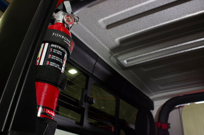 Fishbone Offroad Padded Roll Bar Black Fire Extinguisher Holder FB55154 FB55154 Photo - lifestyle view