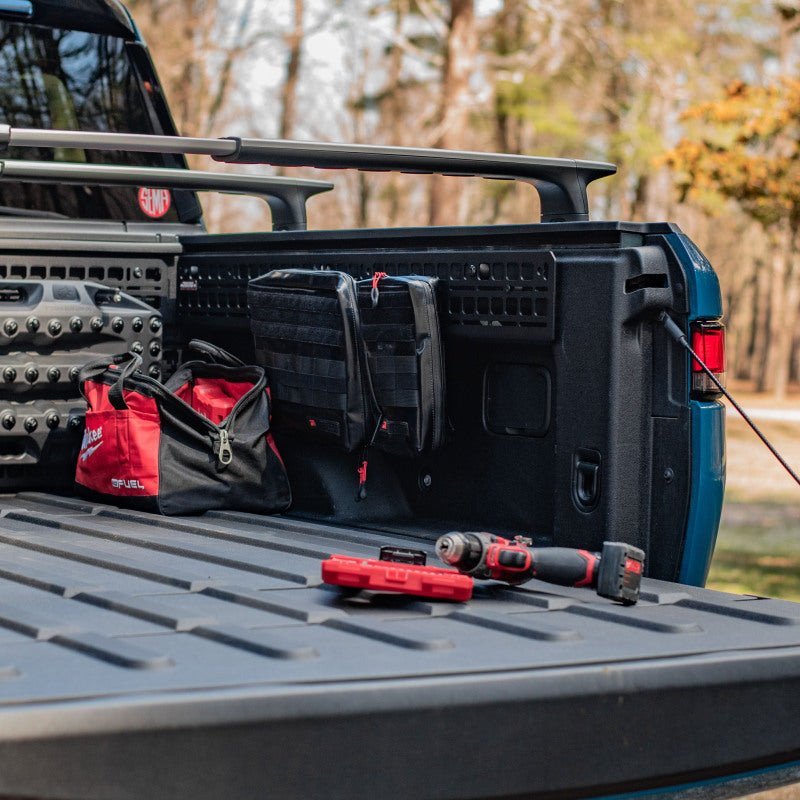 BuiltRight Industries 2022+ Rivian R1T Bedside Rack System - Bedside Molle 1 Panel 102712 102712 Photo - Unmounted