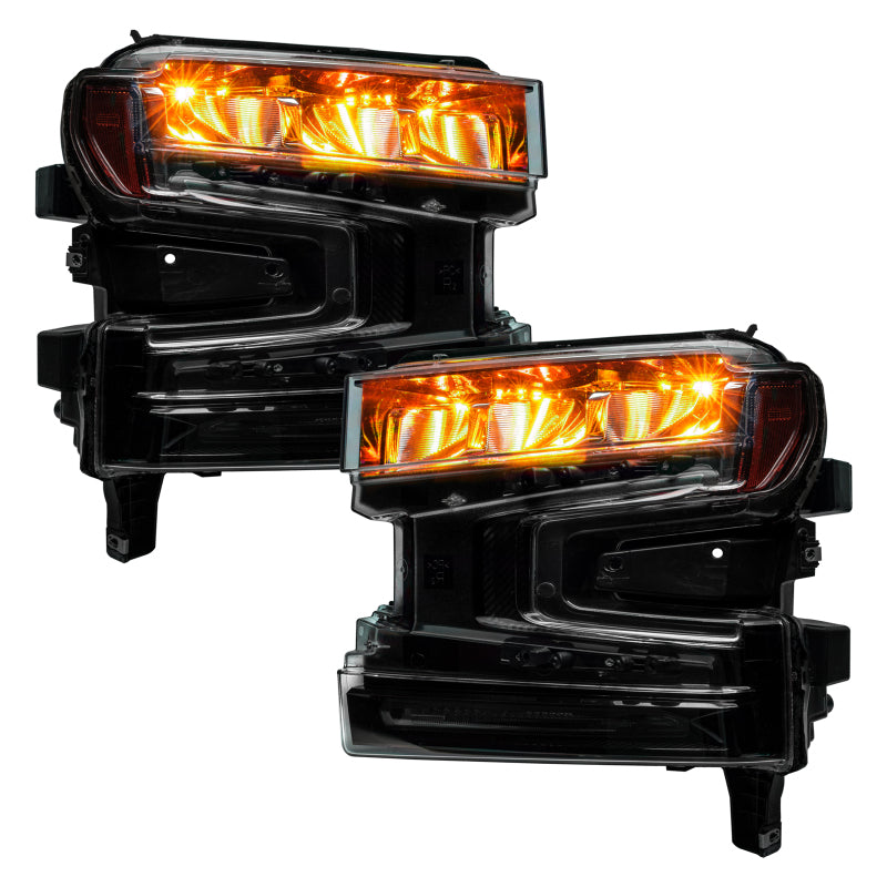 ORACLE Lighting Oracle 19-21 Silverado/Sierra 1500 RGB Demon Eye Headlight Upgrade Kit - ColorSHIFT w/o Controller 1440-334 1440-334 User 7