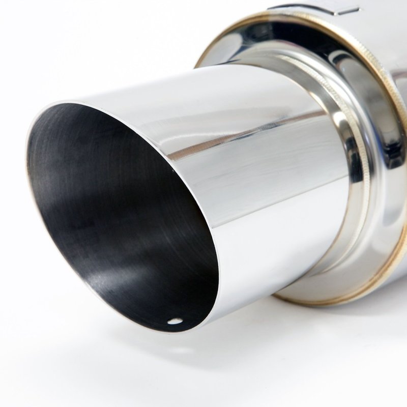 BLOX Racing Universal Full Stainless Steel, 76.2mm Street Muffler BXEX-00101 User 1