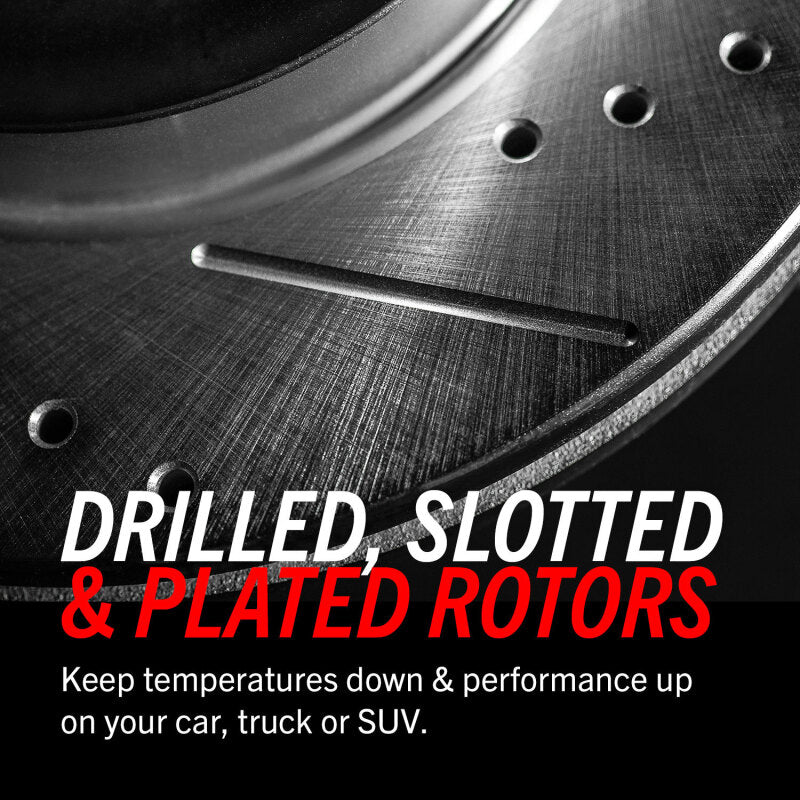 PowerStop Power Stop 20-21 Audi e-tron Sportback Rear Drilled & Slotted Rotor (Pair) EBR1695XPR EBR1695XPR Features and Benefits