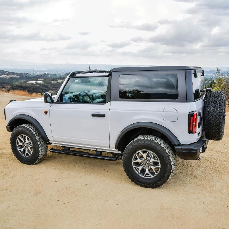 Westin 21-22 Ford Bronco (2-Door) PRO TRAXX 4 Oval Nerf Step Bars - Textured Black 21-24185 21-24185 Photo - Mounted
