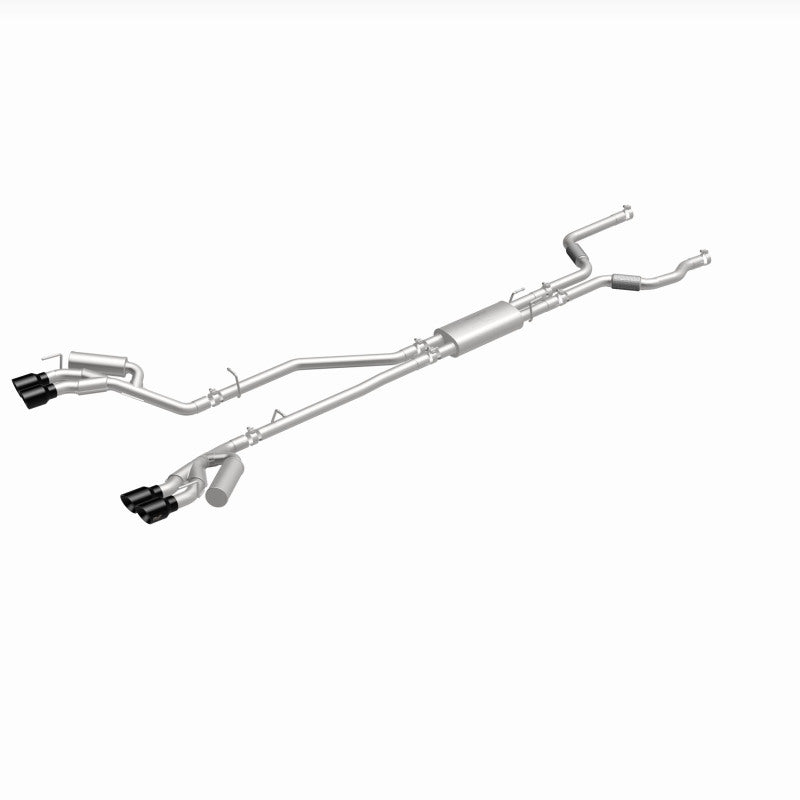 MagnaFlow 20-21 Ford Explorer 3.0L V6 Dual Exit Quad Black Chrome Tip Street Series Cat-Back Exhaust 19515 19515 360 Degree Image Set
