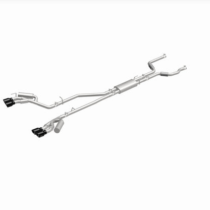 MagnaFlow 20-21 Ford Explorer 3.0L V6 Dual Exit Quad Black Chrome Tip Street Series Cat-Back Exhaust 19515 19515 360 Degree Image Set